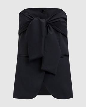 Max Mara VERUSKA black wool jacket top VERUSKA