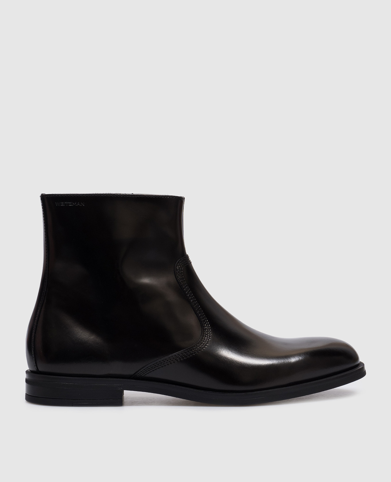 Angel black leather boots stuart weitzman
