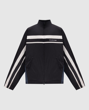 Balenciaga Black 50/50 sports jacket 831363TRO31