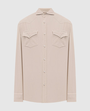 Brunello Cucinelli Beige corduroy shirt ML6884008