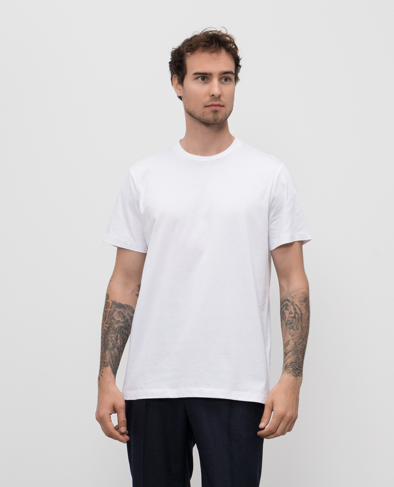 

White T-shirt with logo Peserico