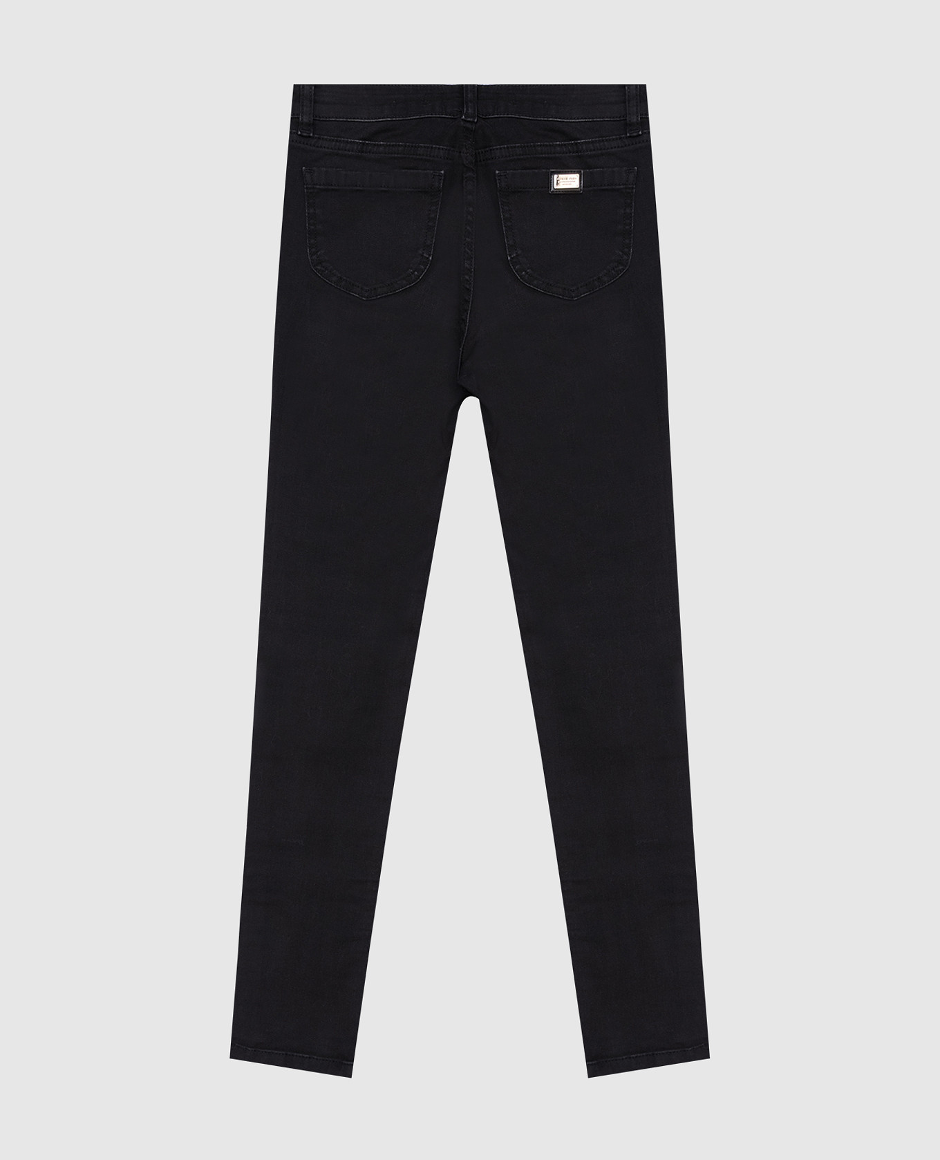 

Children's black slim jeans with slits Philipp Plein