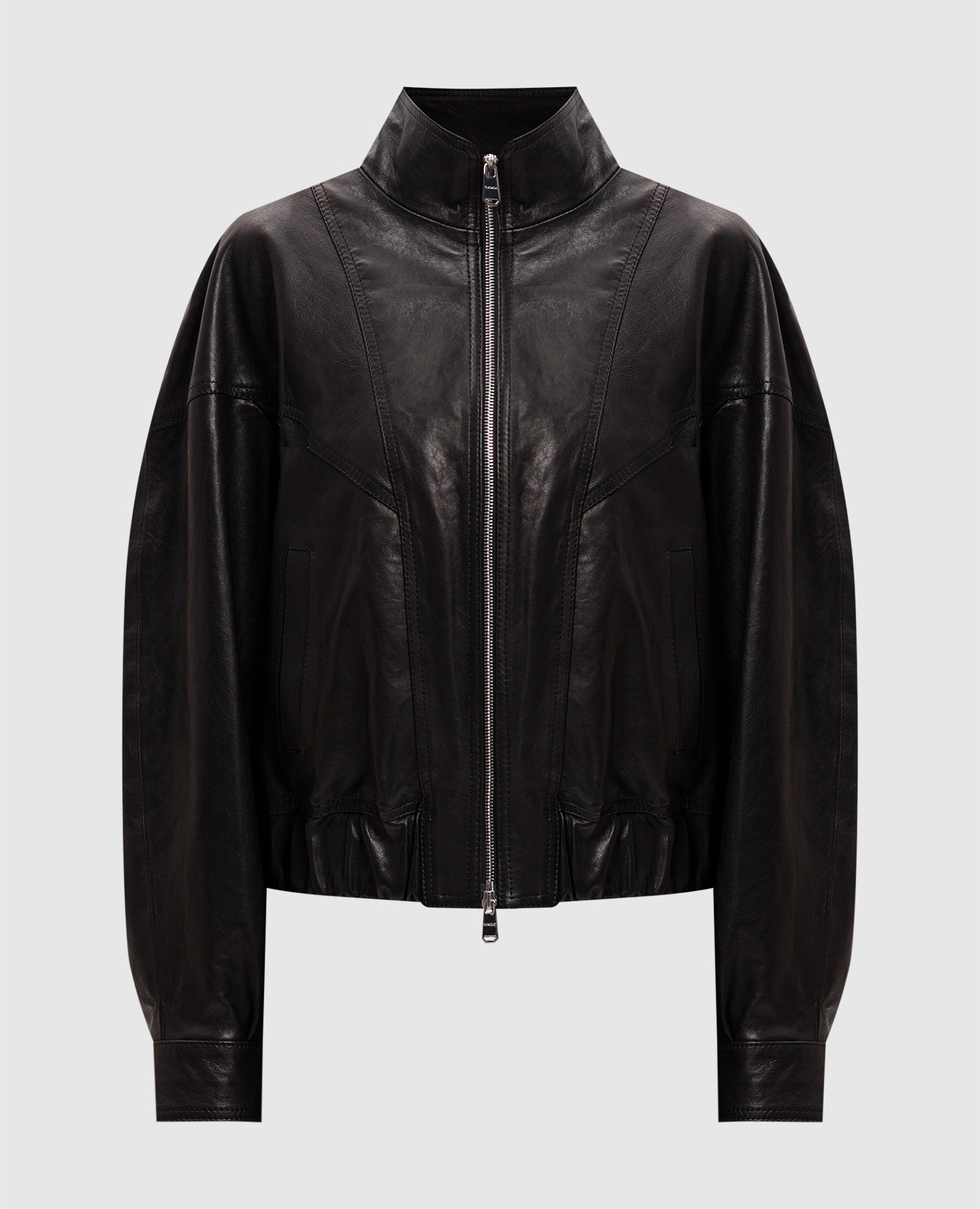 

Black leather jacket Dondup