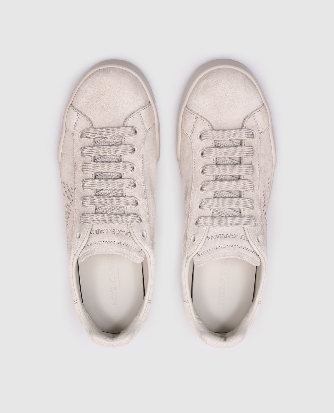 

Grey suede sneakers with DG logo Dolce&Gabbana