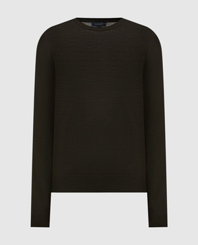 Sease Khaki wool jumper KR070XG004