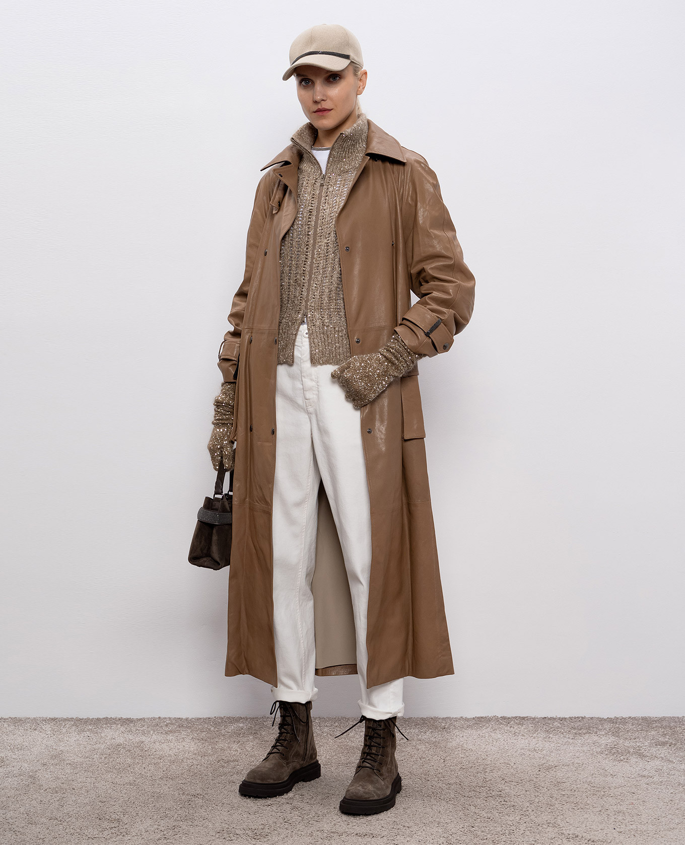 

White top with monil chain Brunello Cucinelli