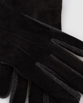 MooRER Black suede gloves TYLAR TYLARP2W