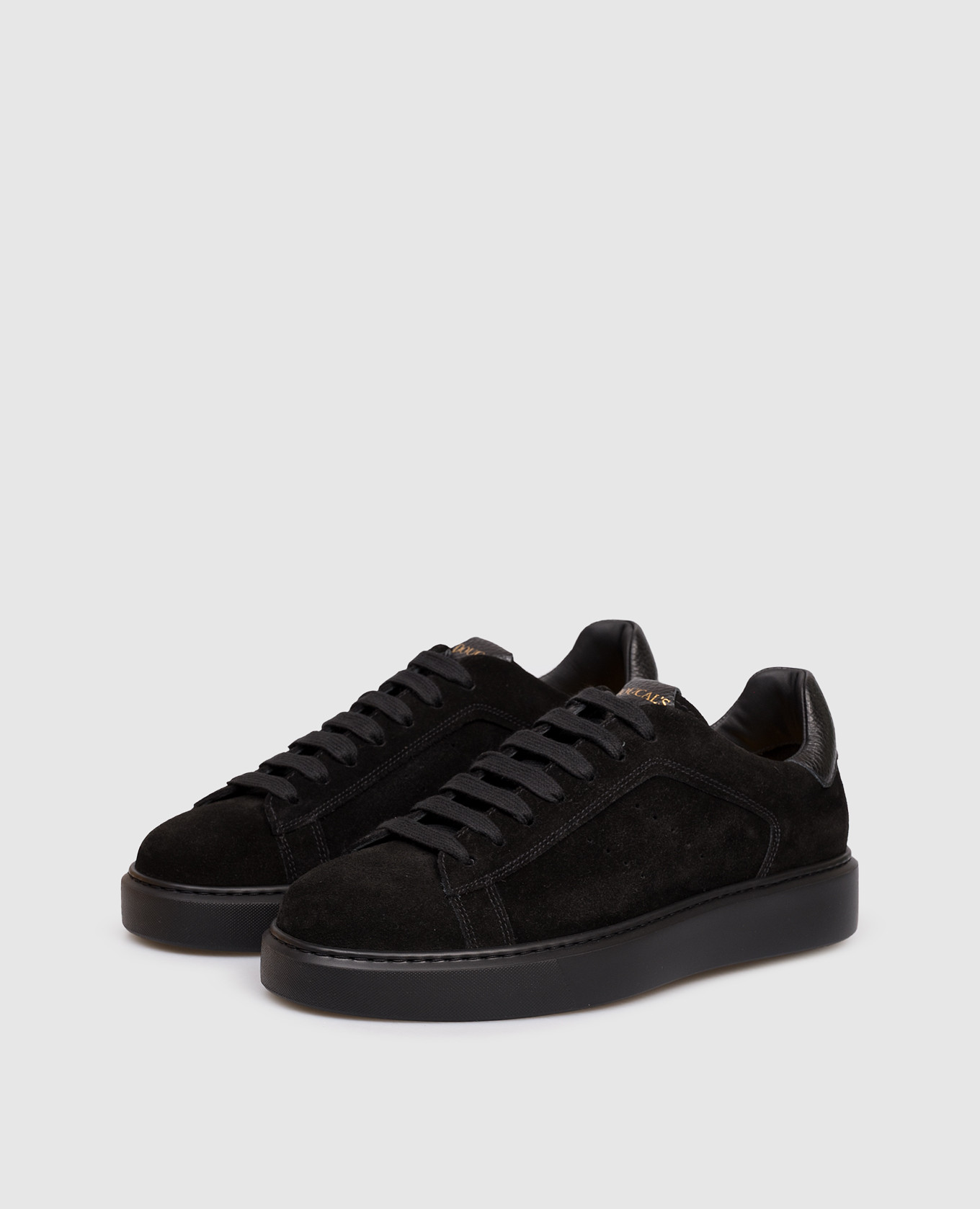 

Black suede sneakers with logo Doucal's