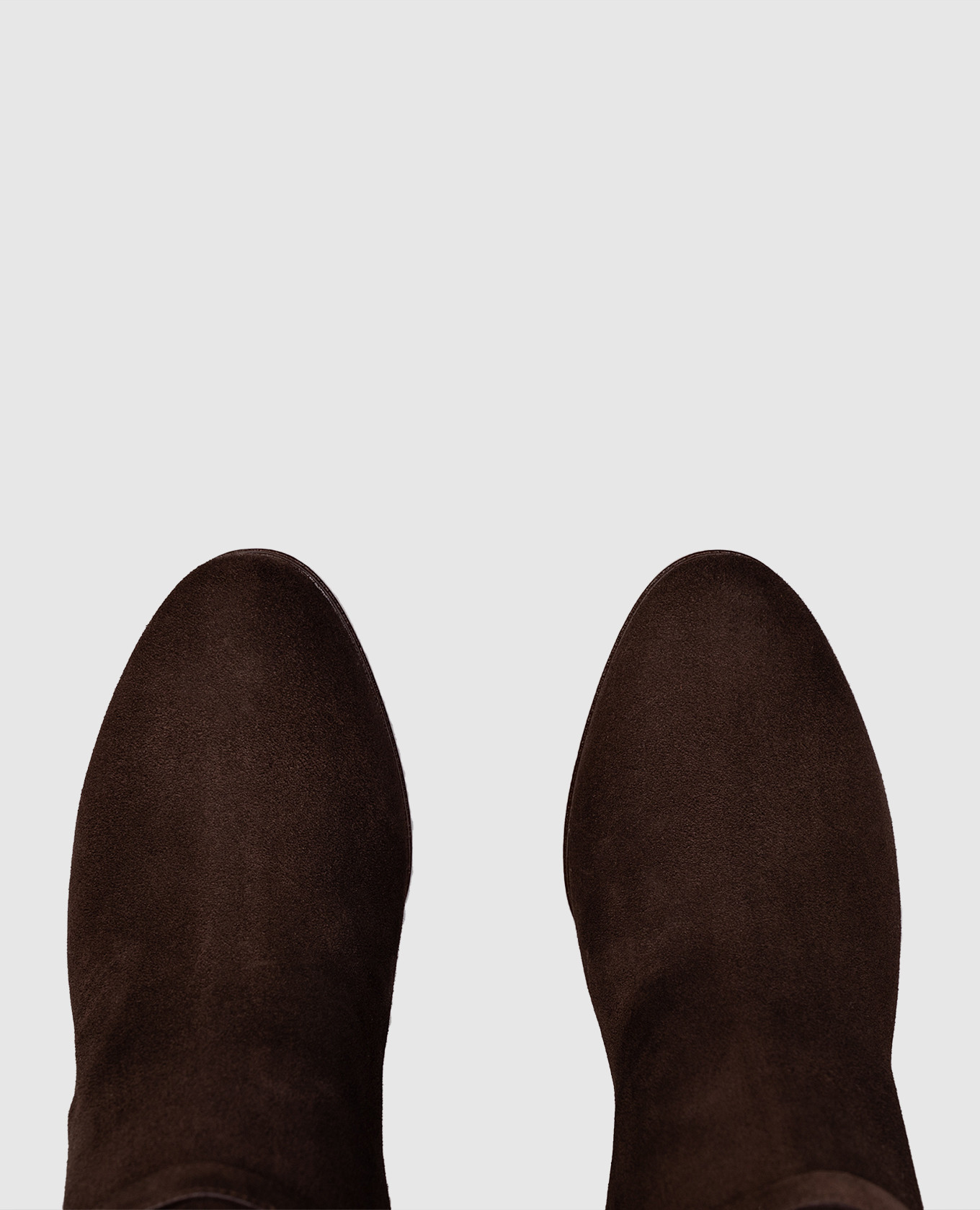 

Brown suede Pattie Crust boots with emblem Valentino