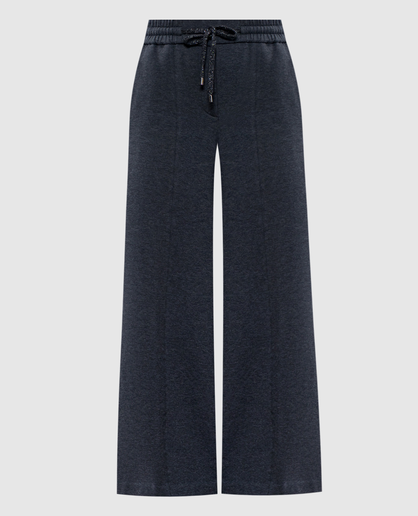 Gray melange pants peserico