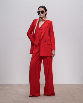 Max Mara Red NEBBIE double-breasted wool jacket NEBBIE