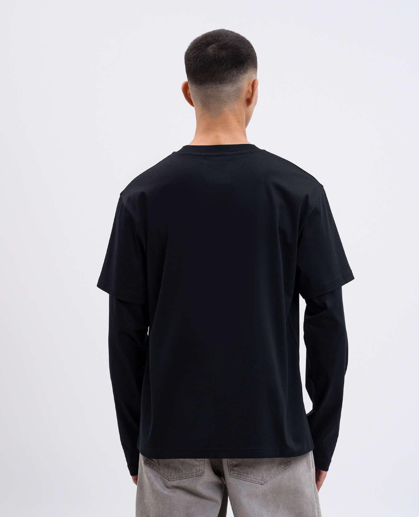 

Black longsleeve Fulgens double construction Heliot Emil