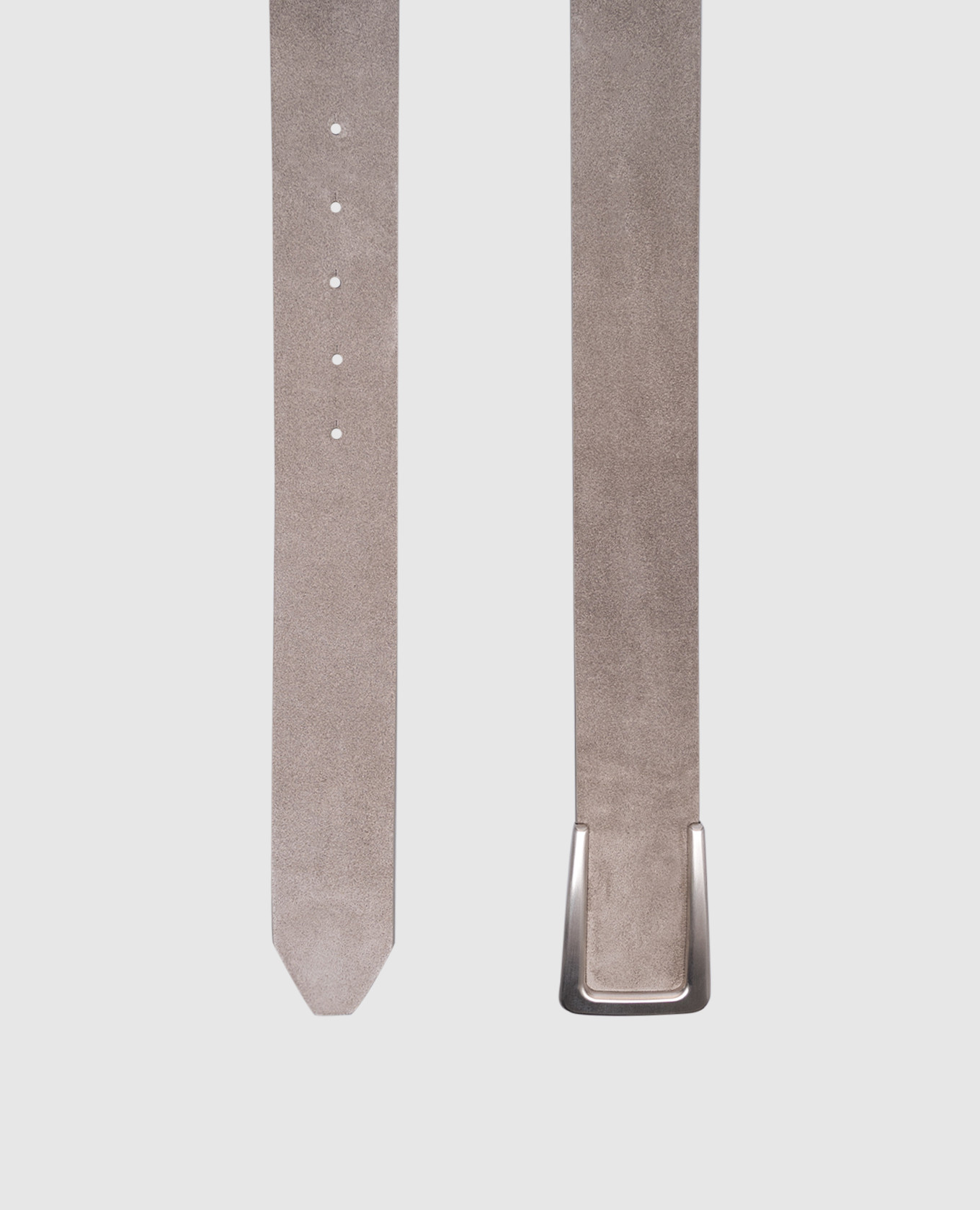 

Gray suede belt Brunello Cucinelli, Grey