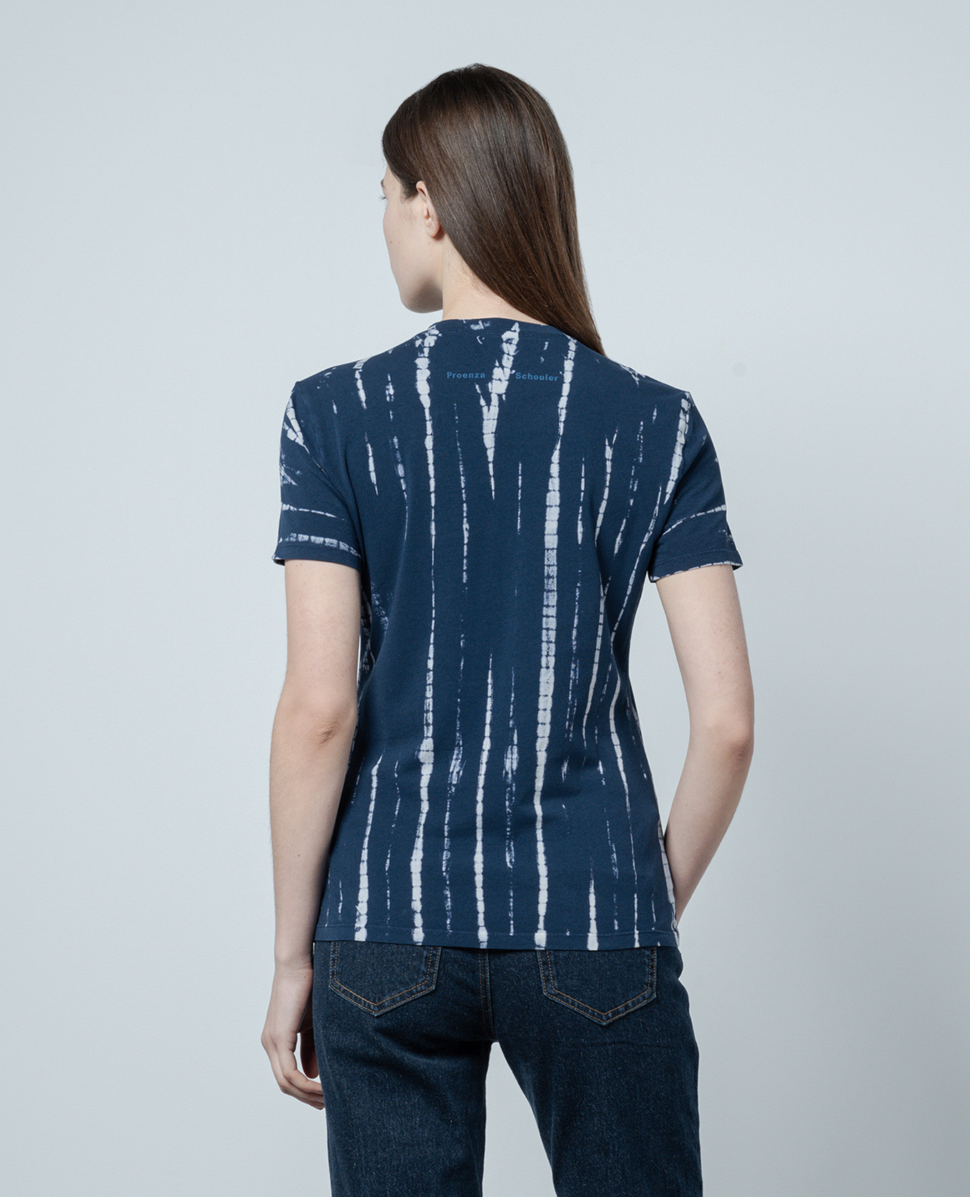 

Finiey blue t-shirt with print PROENZA SCHOULER