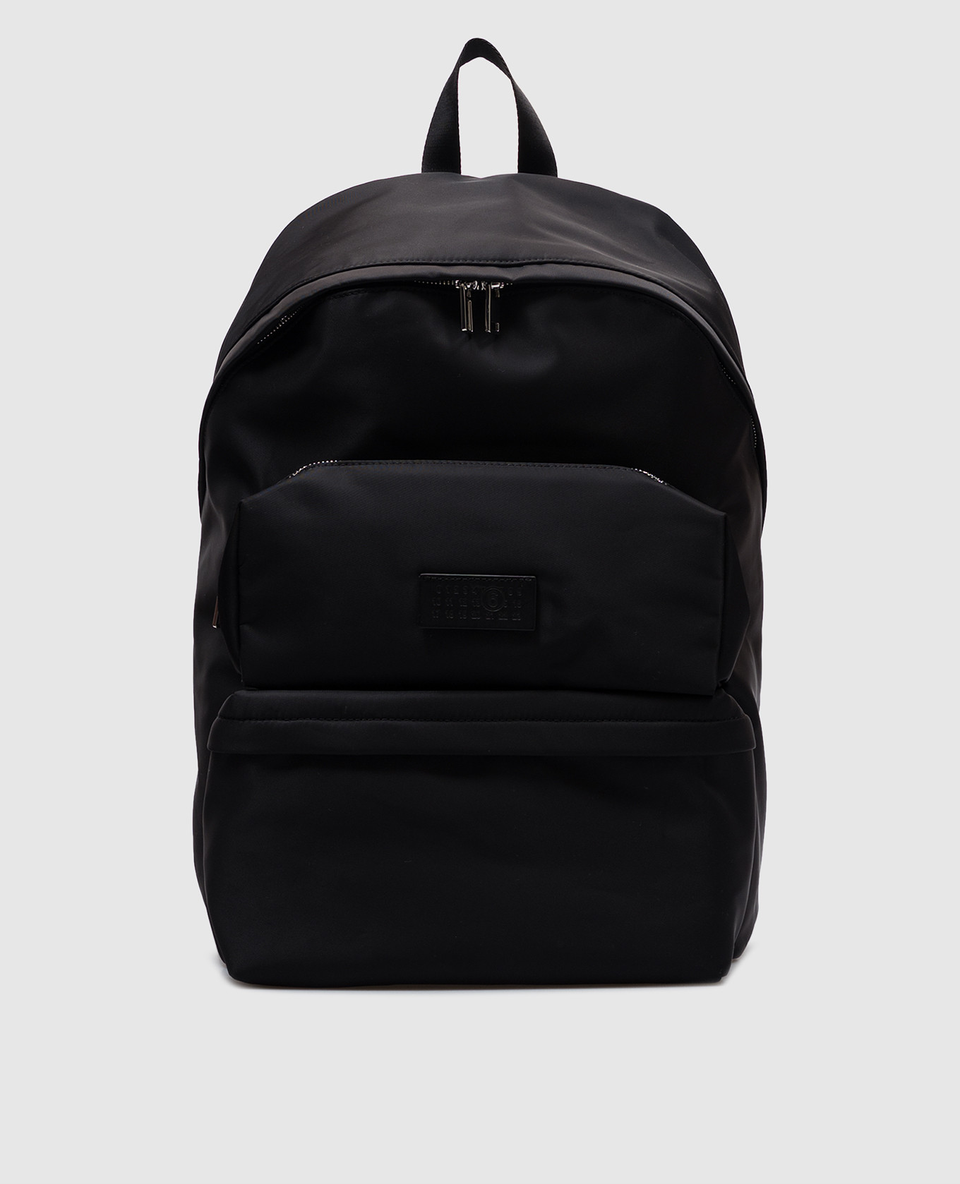 

Black backpack with logo patch Maison Margiela MM6