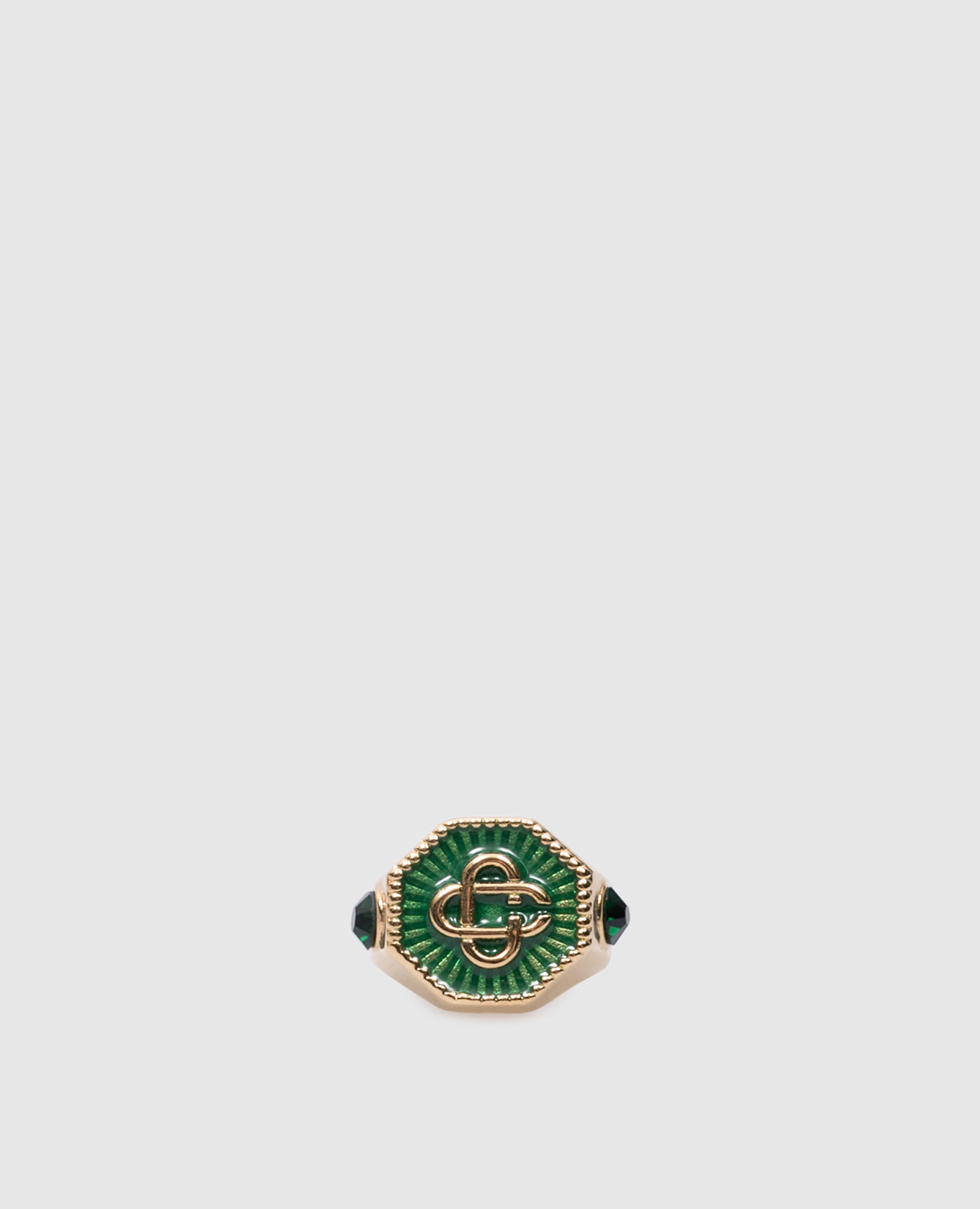 

Casa gold ring with logo emblem Casablanca, Golden