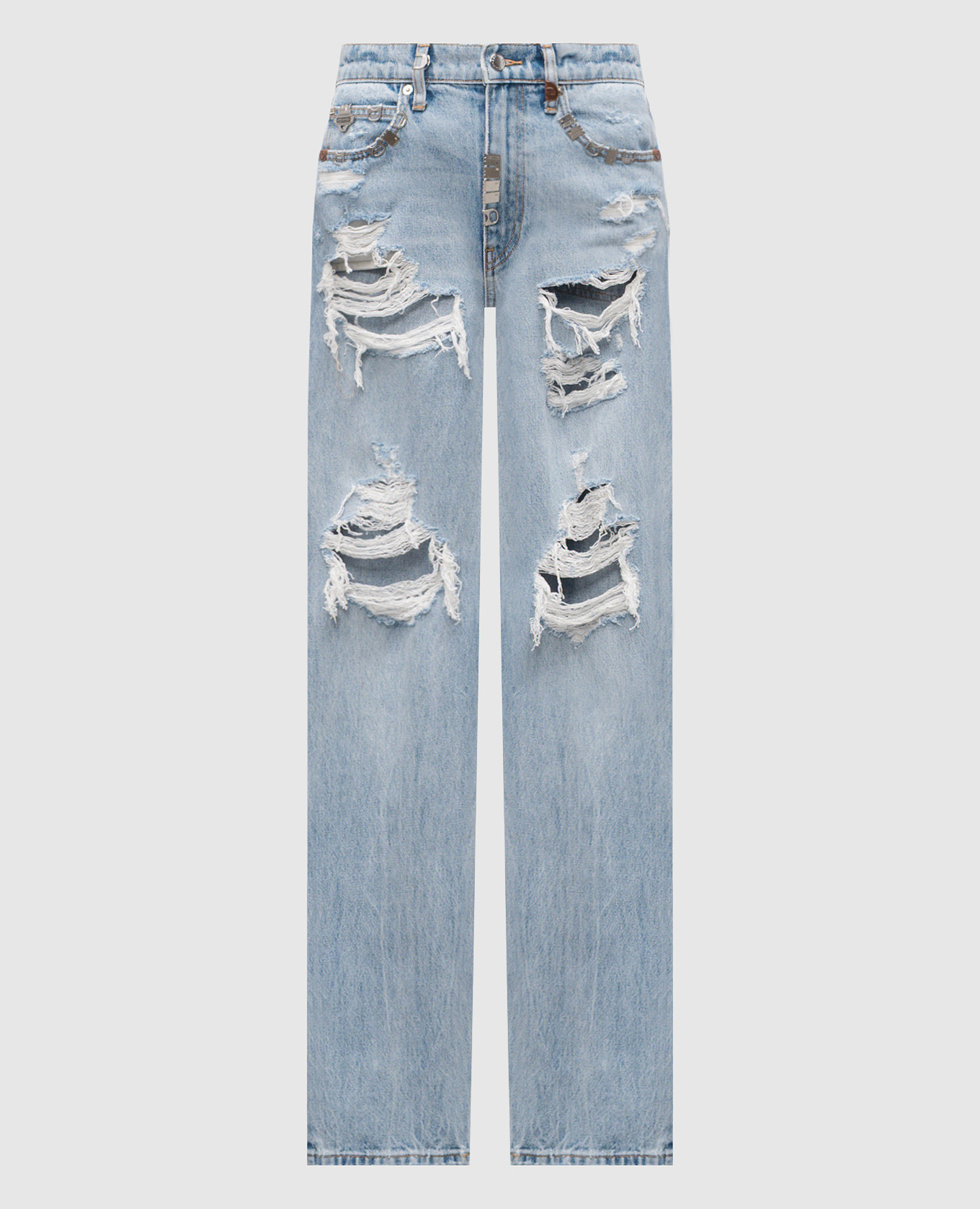 

Blue jeans with holes Alexander Wang, Light blue