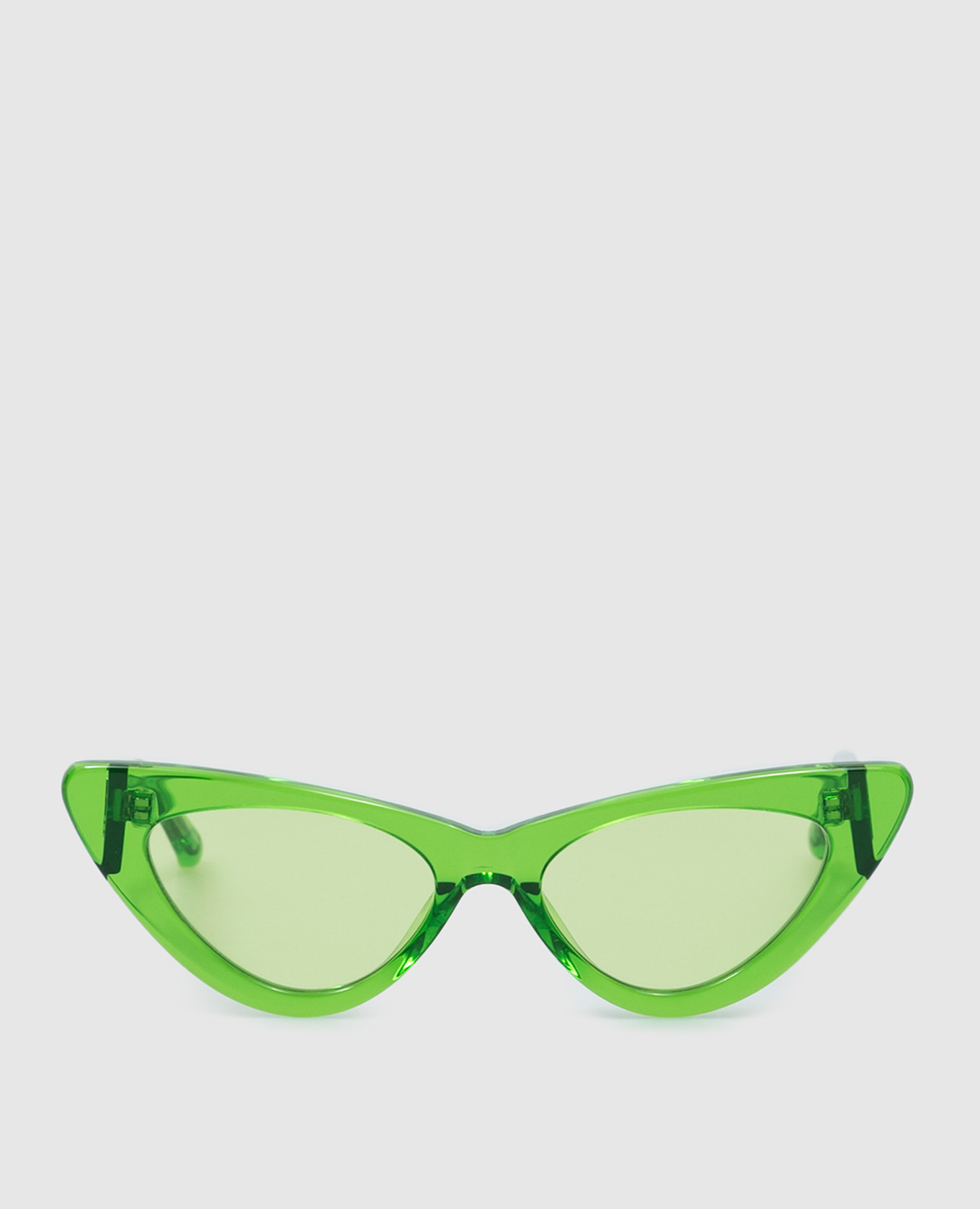 

DORA CAT EYE green sunglasses The Attico by Linda Farrow