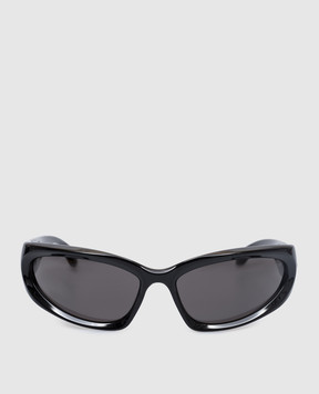 Balenciaga SWIFT OVAL black sunglasses 658745T0007