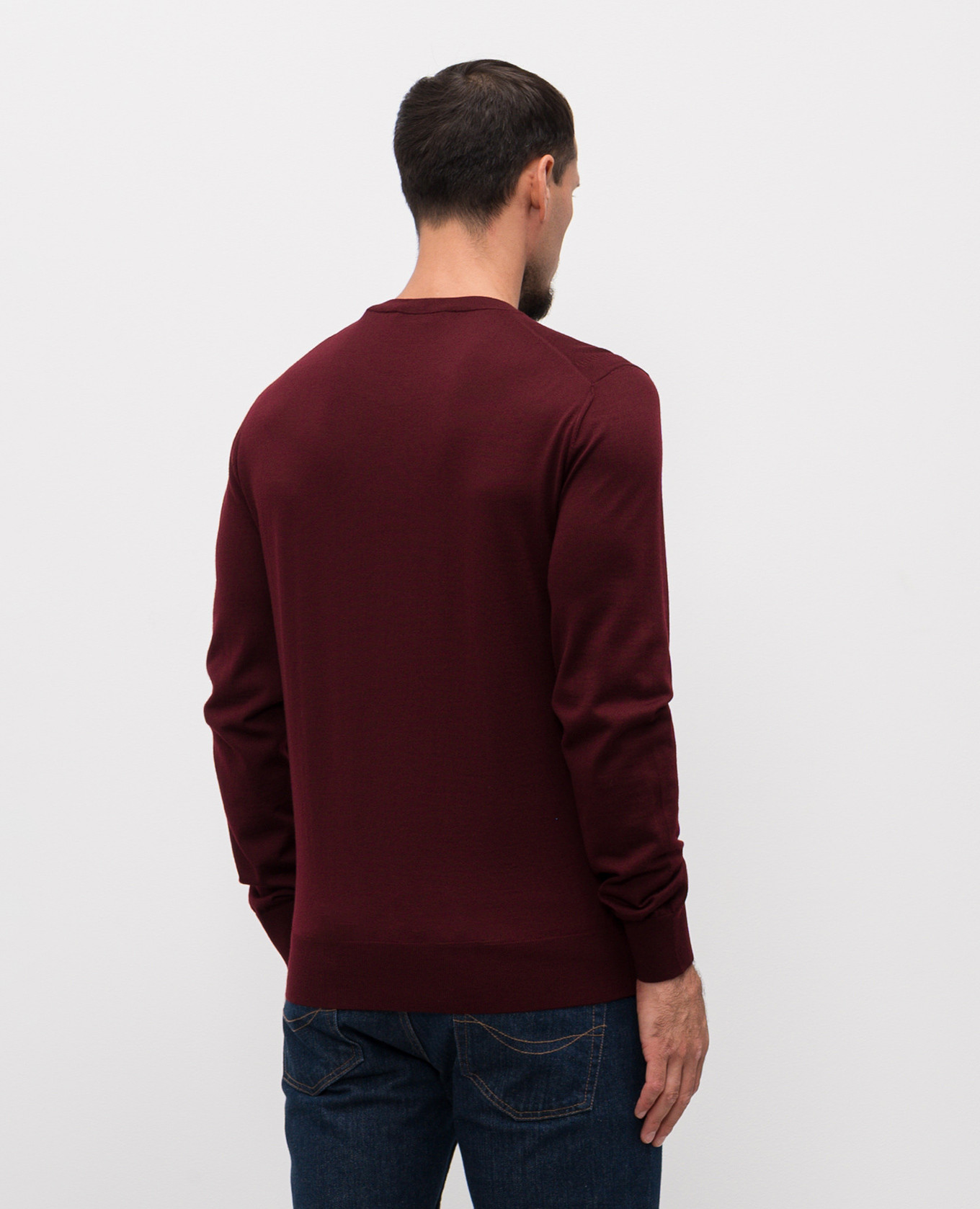 Burgundy wool jumper Dolce&Gabbana 4