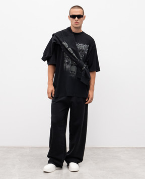 Vetements Vengeful Spirit Black T-Shirt UCF76TR650M