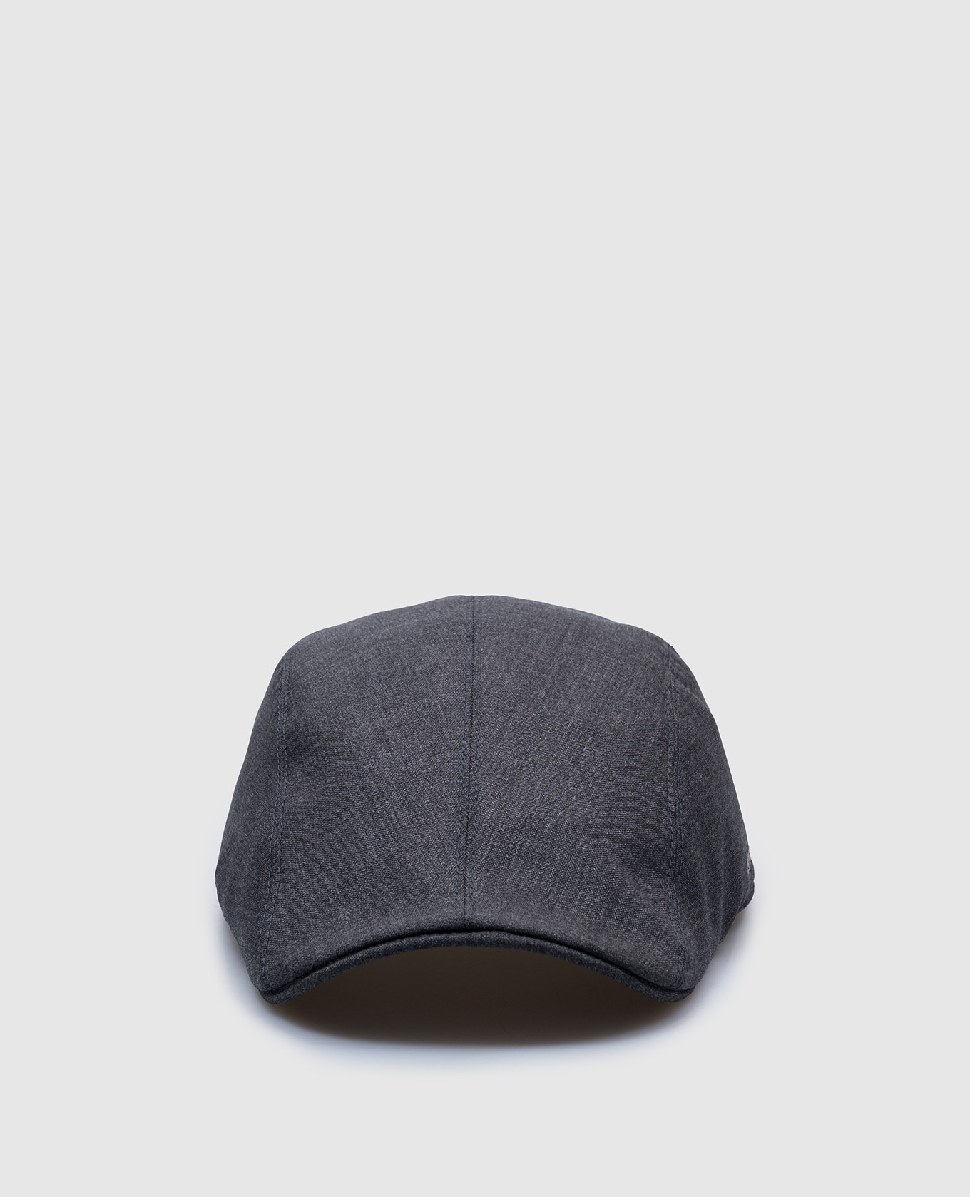 

Grey wool cap with logo Brunello Cucinelli