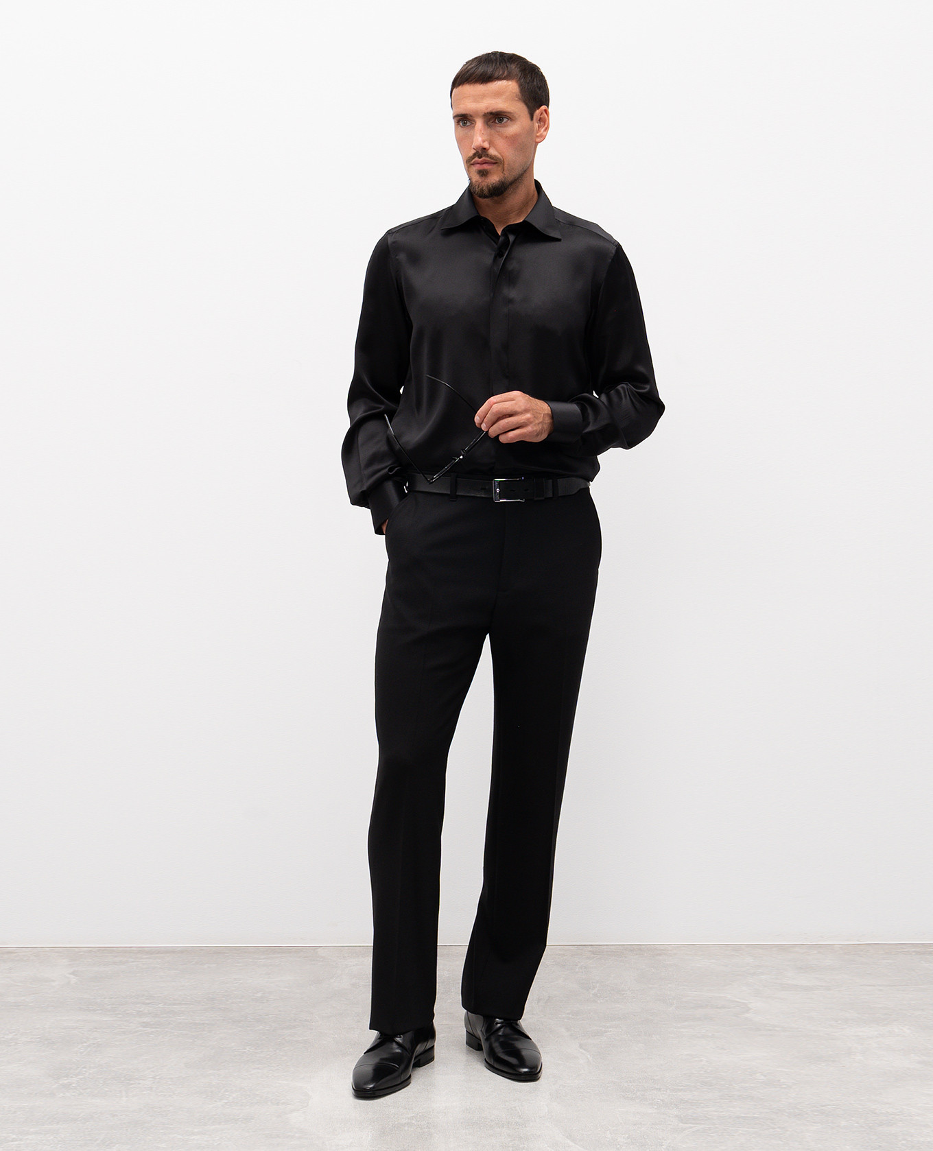 

Black silk shirt Stefano Ricci