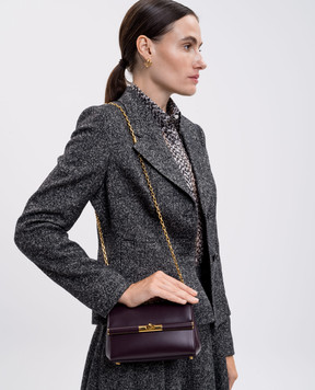Dolce&Gabbana Marlene purple leather crossbody bag BB7766A3G19