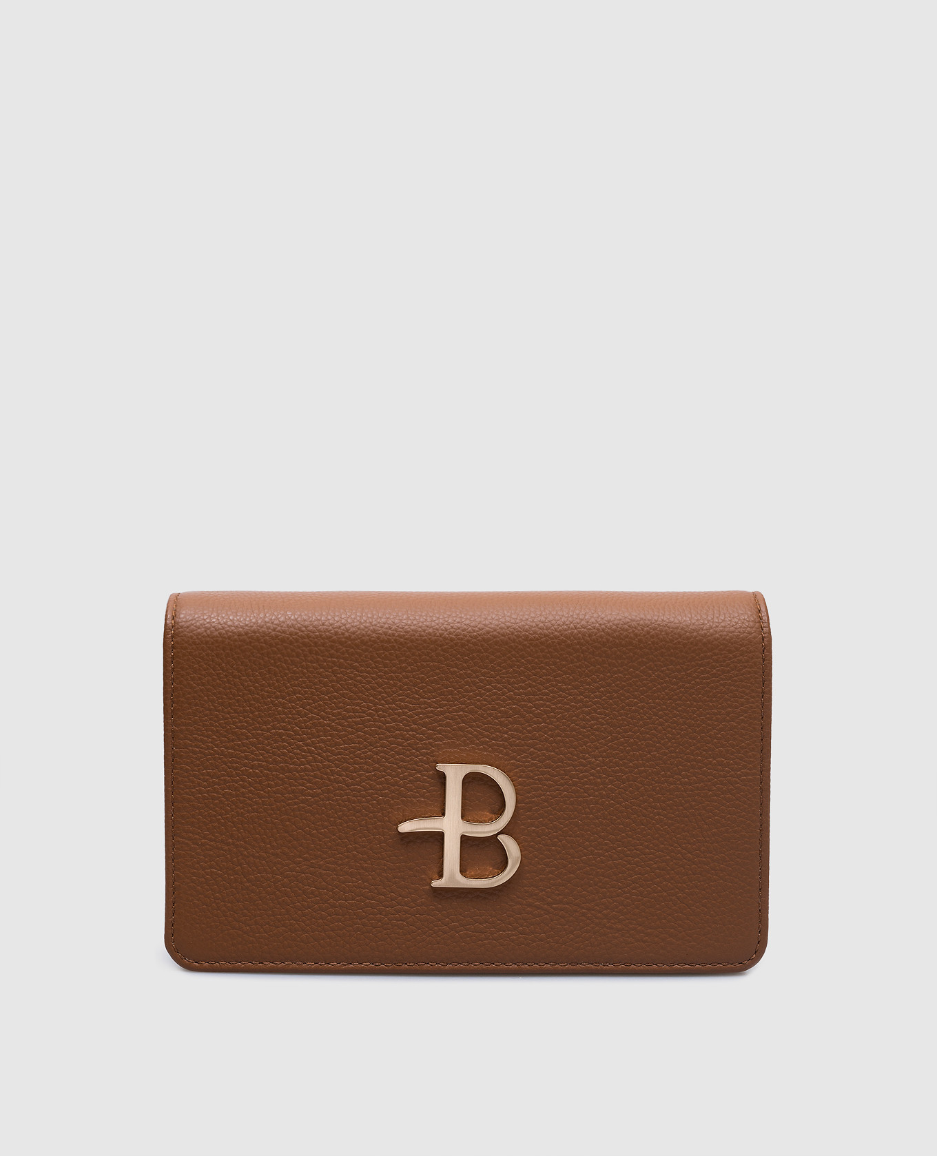 

Brown leather crossbody bag DIAMOND POCHETTE Ballantyne