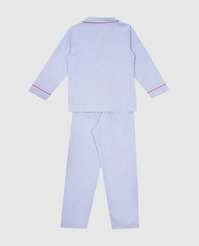 Story Loris Children's blue striped pajamas 1749156