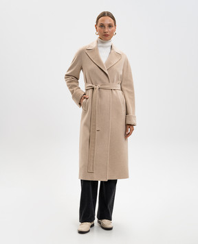 Heresis Beige cashmere coat M11120I560