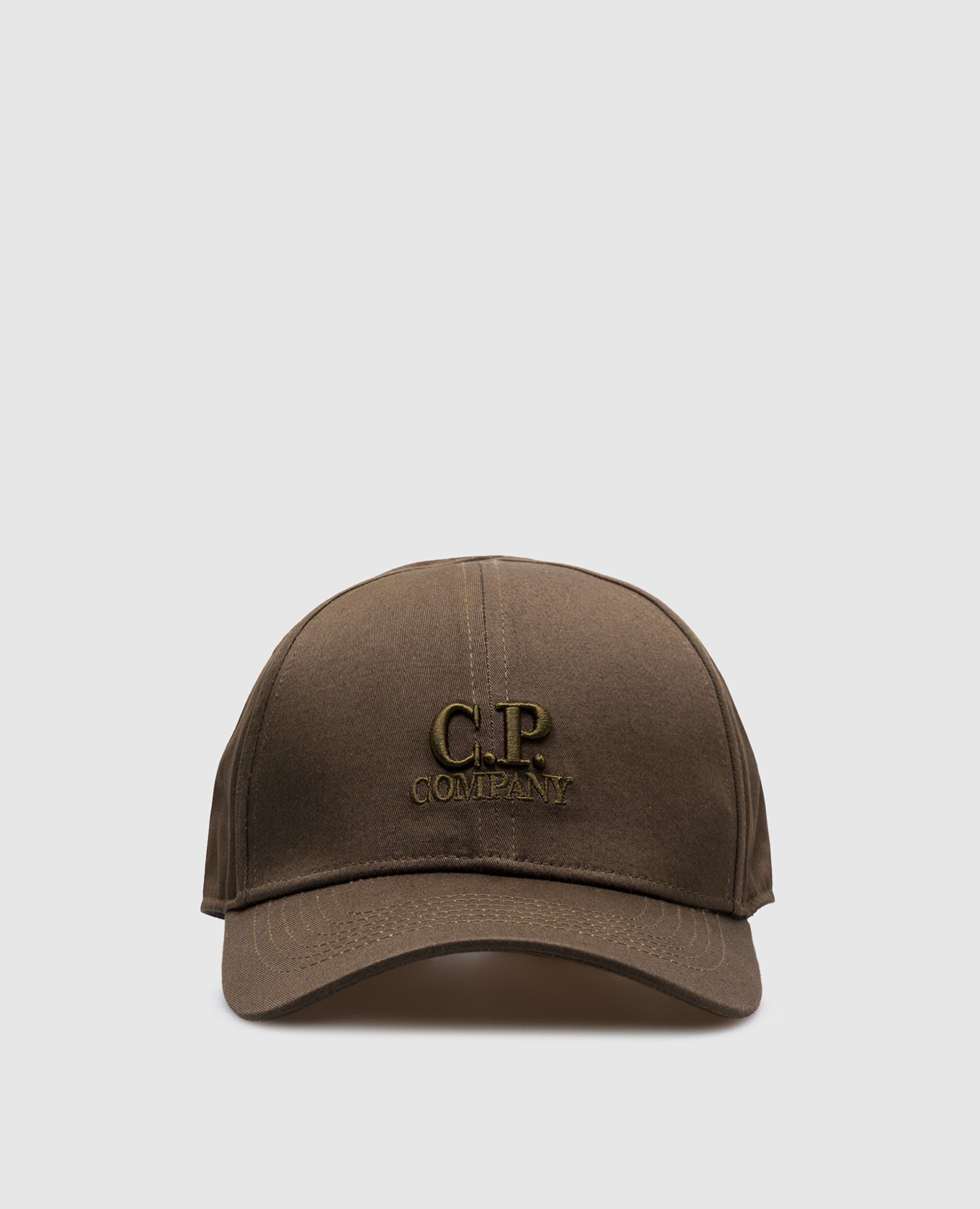 

Green cap with logo embroidery C.P. Company