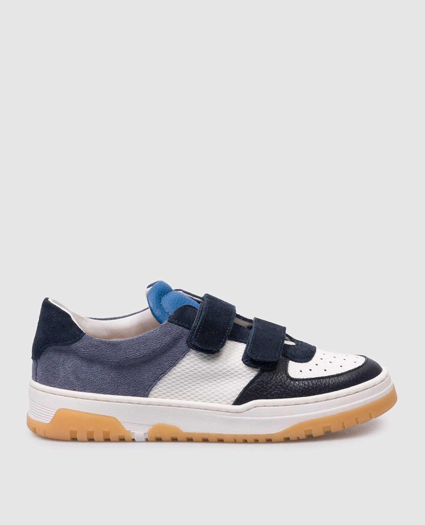 

Children's blue leather sneakers Zecchino D'oro