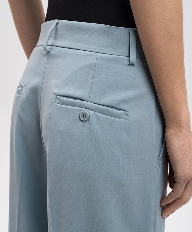 Max Mara Weekend - Blue wool pants VISIVO - shop with