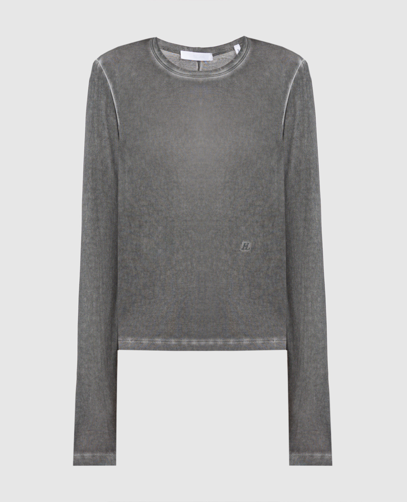 

Gray longsleeve with embroidered monogram logo Helmut Lang, Grey