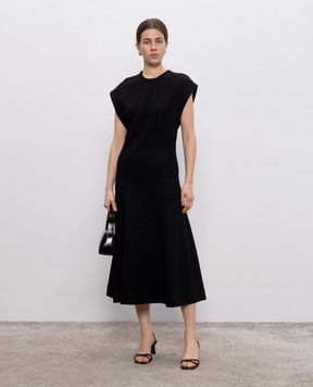 Jil Sander Black midi dress J02CT0474J20232