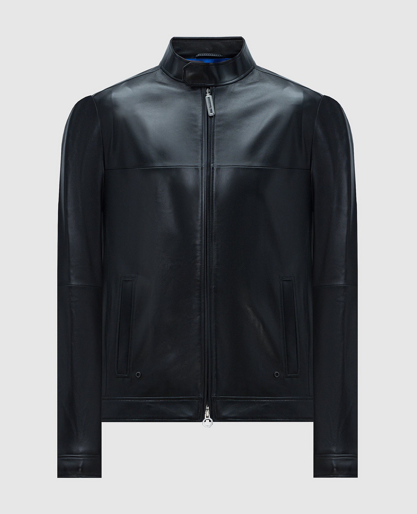 Black leather jacket Stefano Ricci