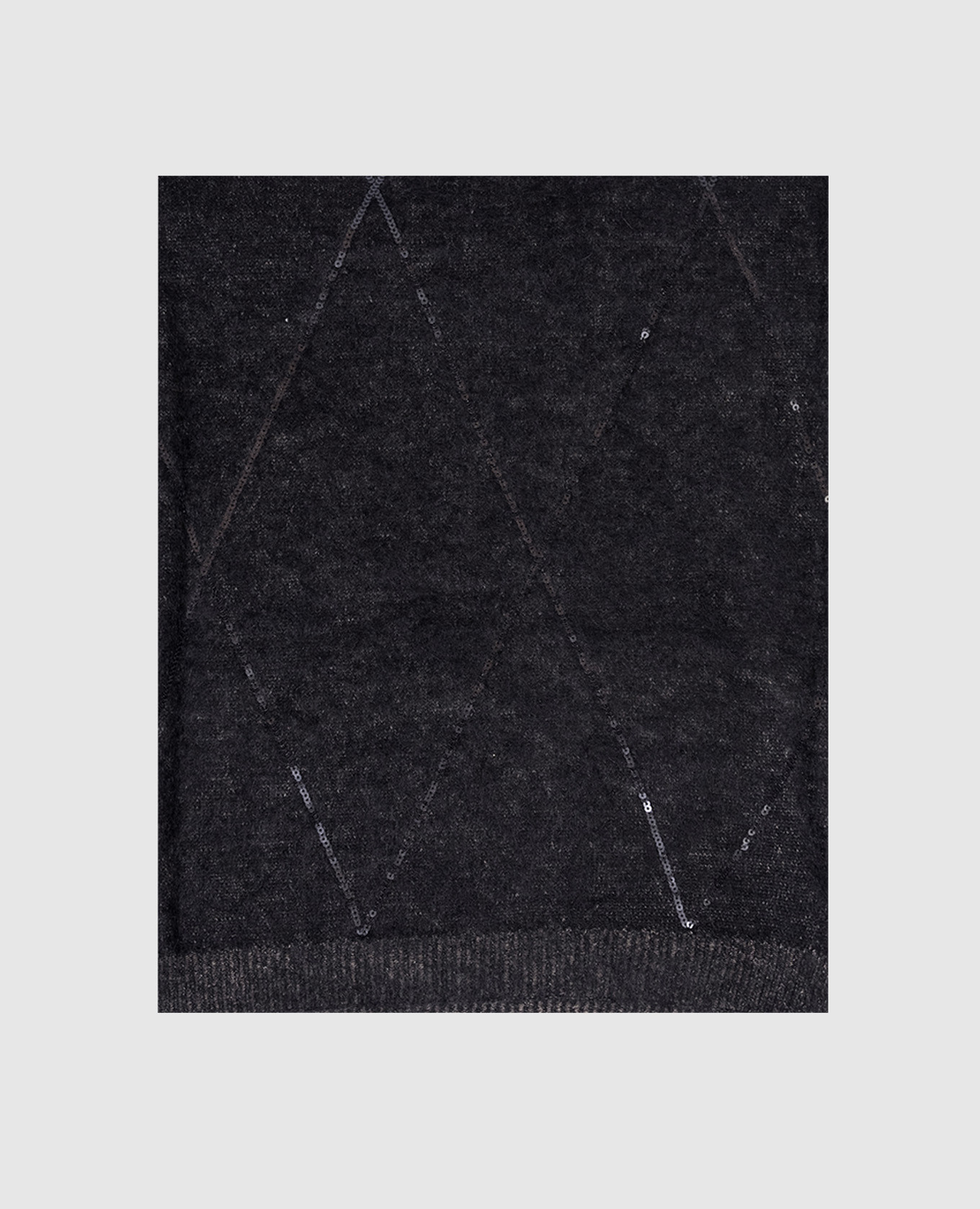 

Black stole with wool, cashmere and silk with sequins Brunello Cucinelli