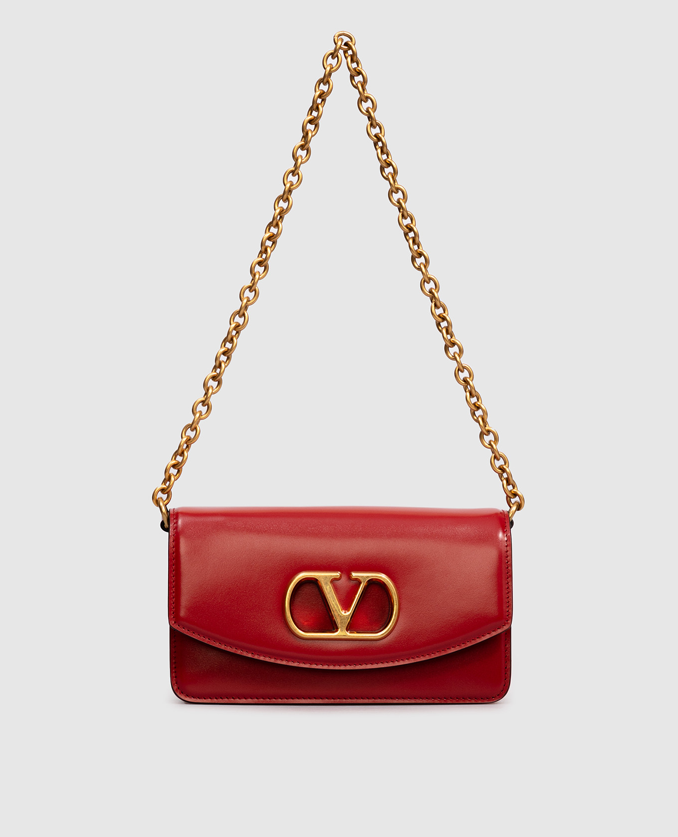 

Red leather bag Vain Valentino