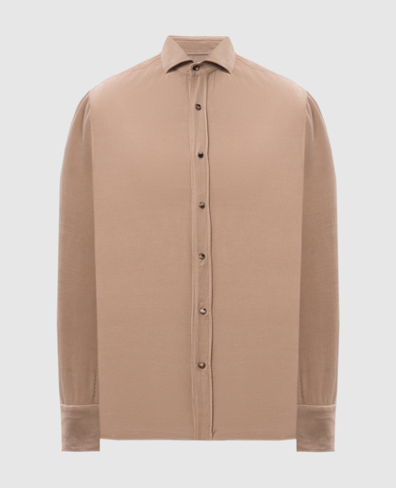 

Beige corduroy shirt Brunello Cucinelli