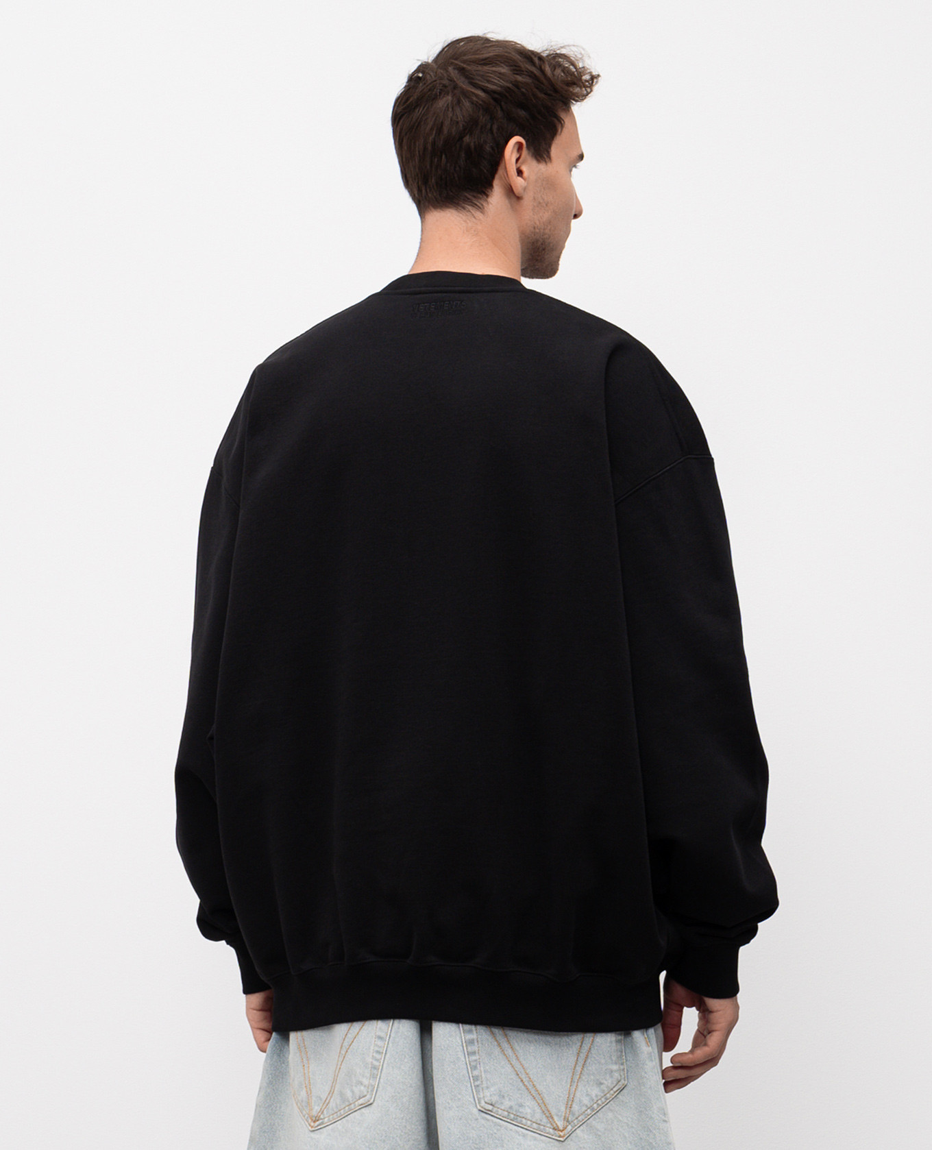 

Black sweatshirt Be yourself Vetements