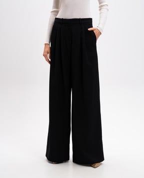 Magda Butrym Black pants made of wool PANTS01135924