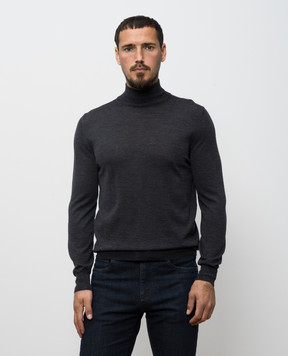 Canali Gray wool golf MK01149C0002