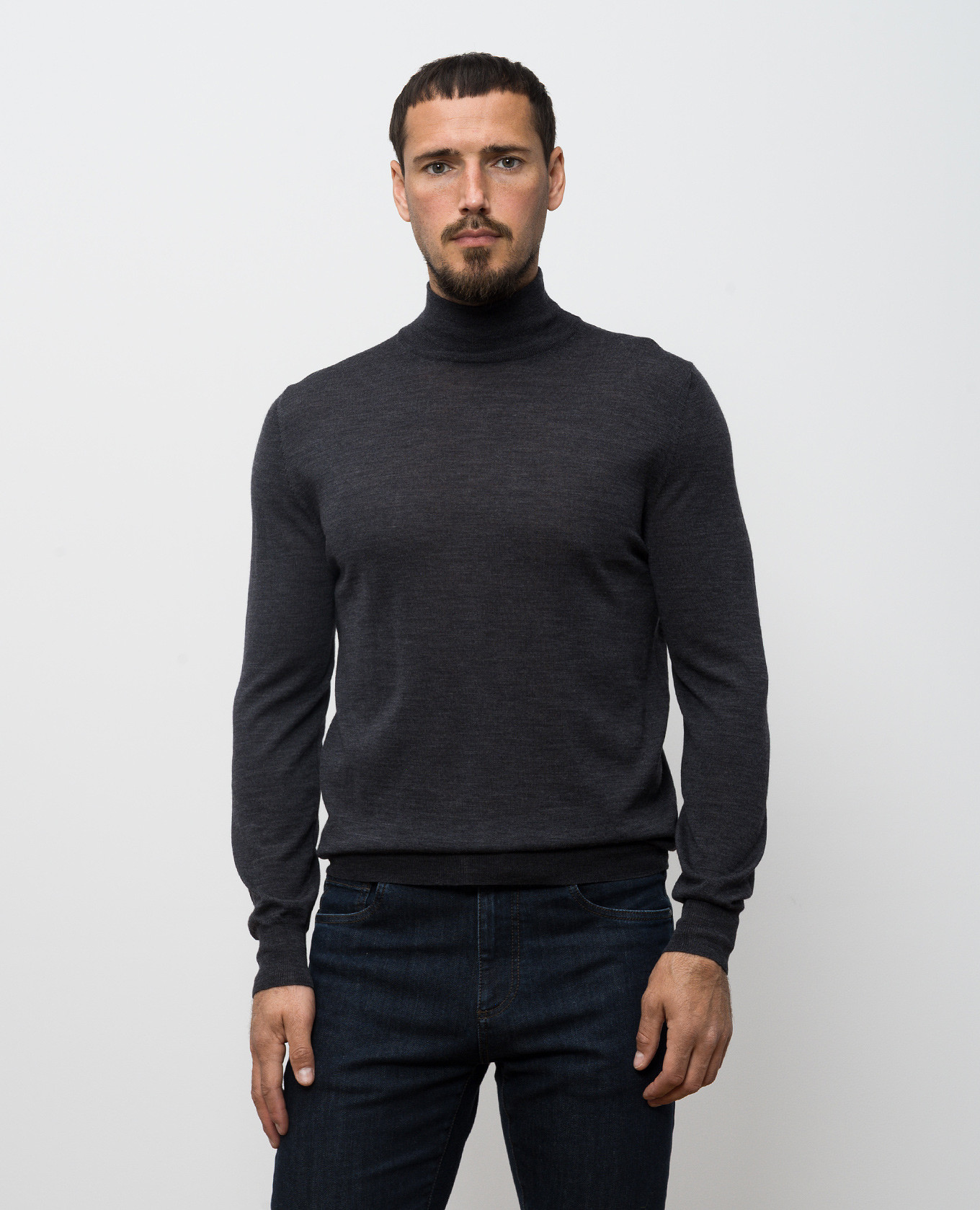 

Gray wool golf Canali, Grey