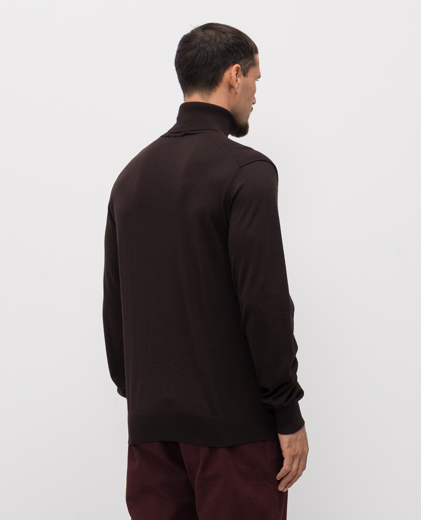 

Brown cashmere turtleneck Dolce&Gabbana