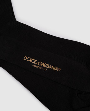 Dolce&Gabbana Black knee-high boots GX04KTJFMNB