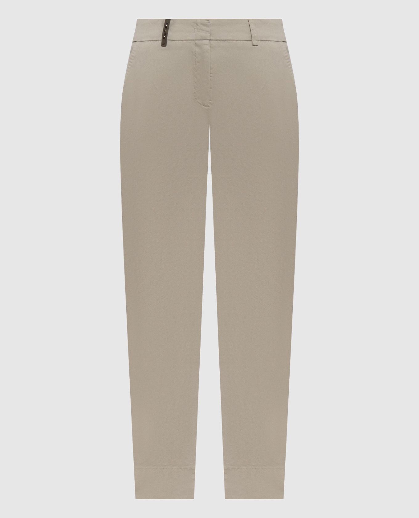 

Green pants with a patch Peserico