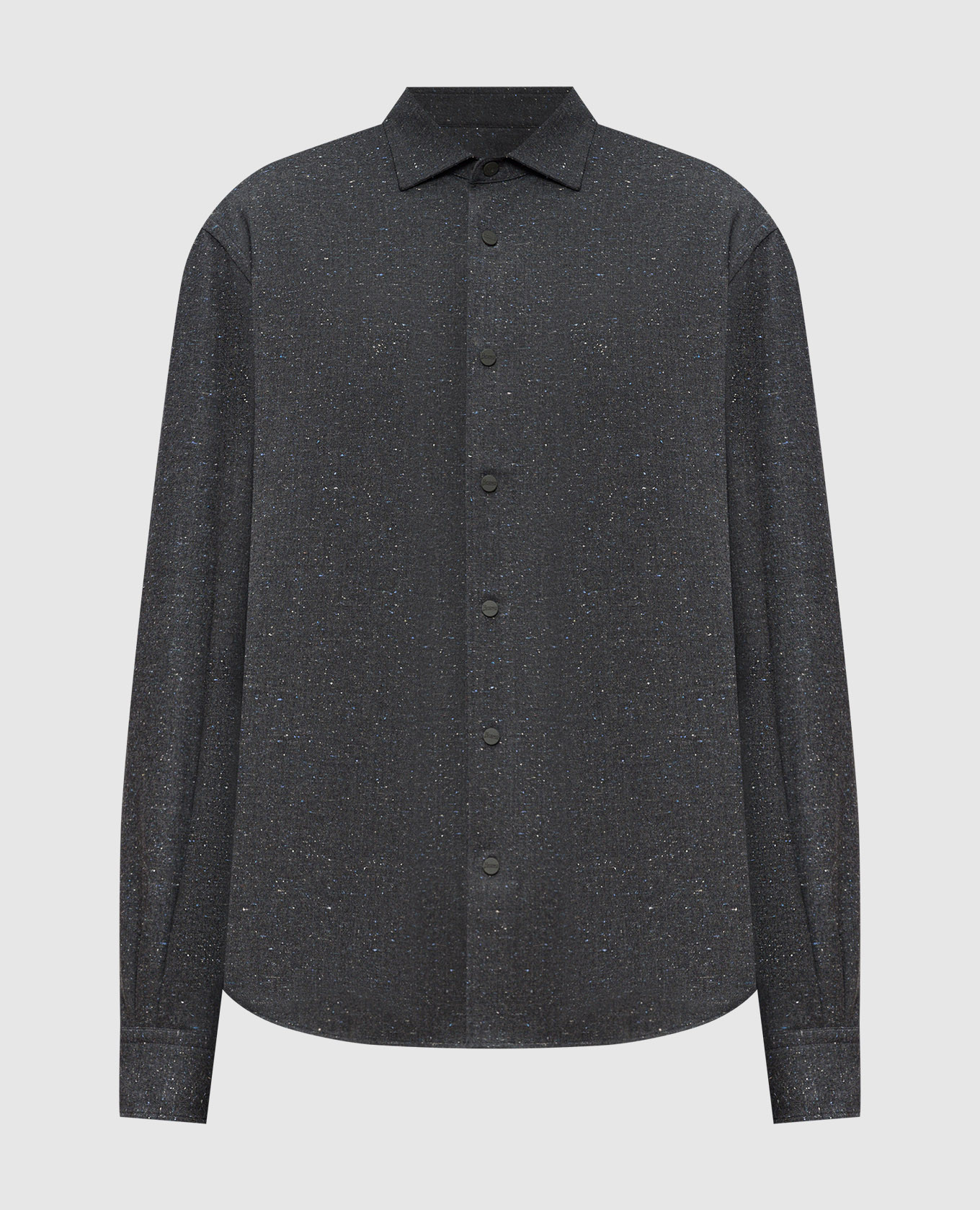 Gray shirt with wool Herno