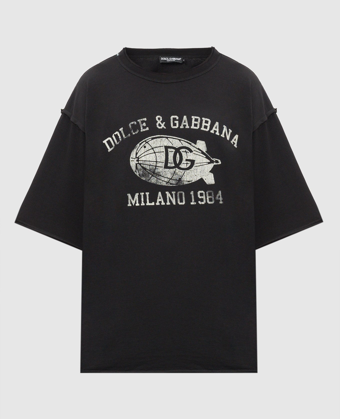 

Black t-shirt with logo print Dolce&Gabbana