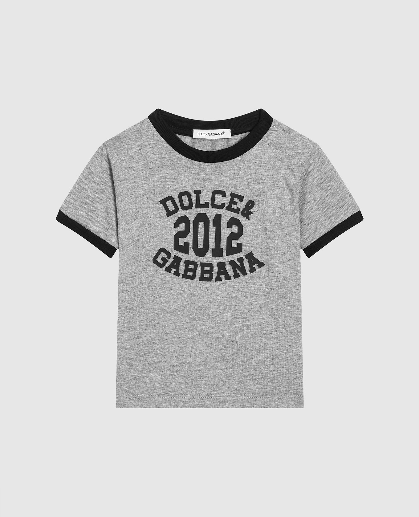 

Children's gray T-shirt with logo print Dolce&Gabbana, Grey